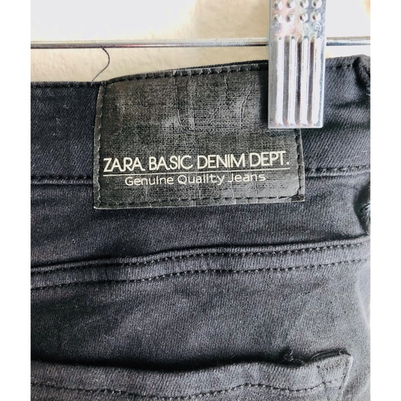 BRITISH!🇬🇧PARTY READY! Zara Z1975 Denim Low Rise Skinny Jeans🎉 - Picture 7 of 11